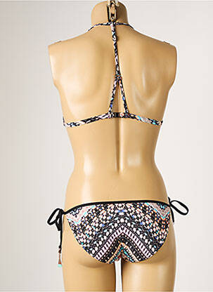 Costum de baie din două piese elasticitate top triunghiuri negru SEAFOLLY femeie