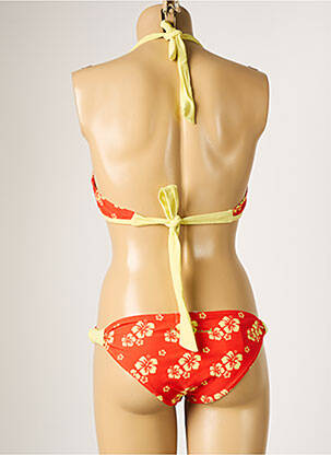 Costum de baie din două piese elasticitate top sutien modelat portocaliu LITTLE MARCEL femeie