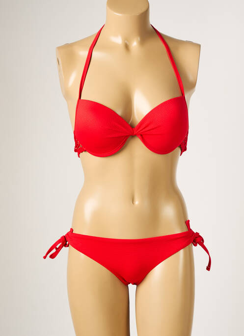 Costum de baie din două piese roșu DAG ADOM femeie