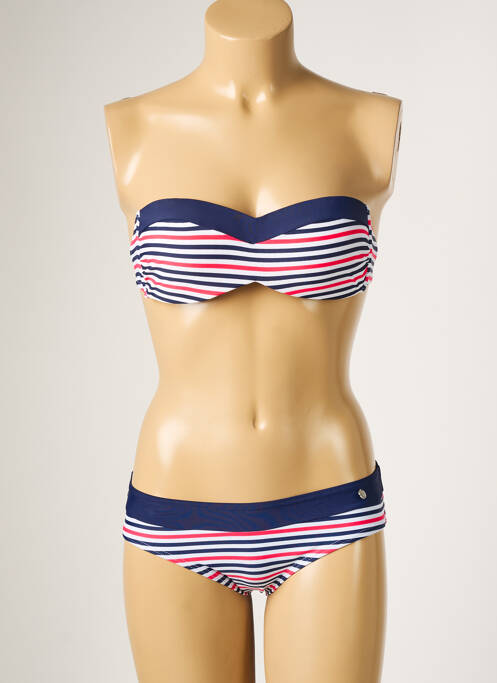 Costum de baie din două piese albastru LULUCASTAGNETTE femeie