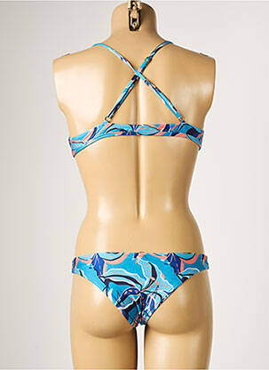 Costum de baie din două piese elasticitate top triunghiuri albastru RIO DE SOL femeie