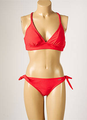 Costum de baie din două piese roșu PROTEST femeie