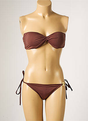 Costum de baie din două piese maro POKO PANO femeie