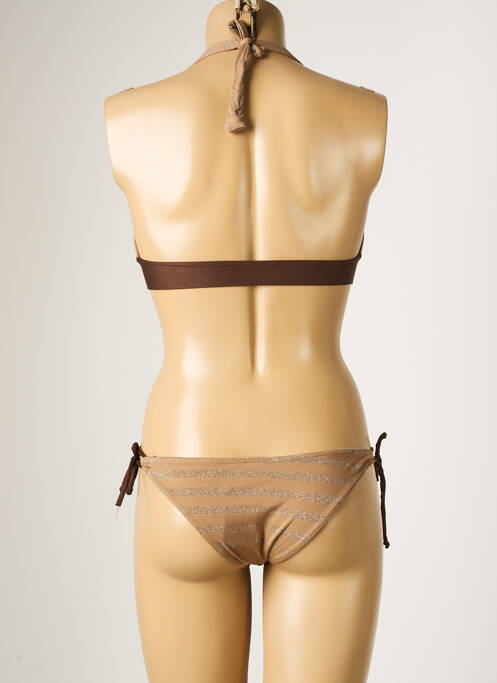 Costum de baie din două piese maro BAHIA BEACH BAULE femeie