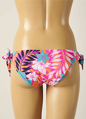 Chiloți de baie imprimeu floral bikini portocalie SEAFOLLY femeie