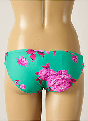 Chiloți de baie imprimeu floral chiloți verde SEAFOLLY femeie