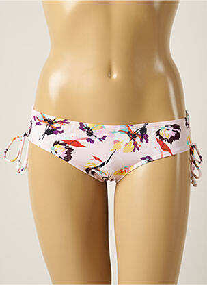 Chiloți de baie imprimeu floral bikini roz PIHA femeie