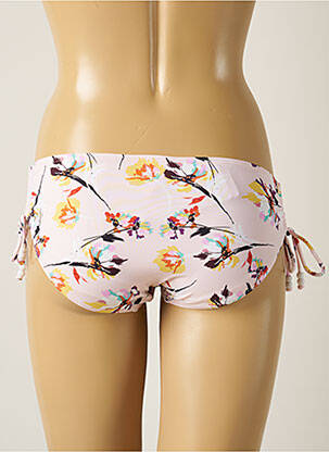 Chiloți de baie imprimeu floral bikini roz PIHA femeie