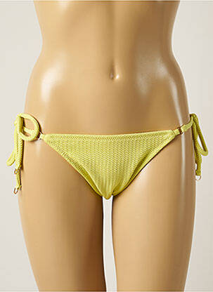 Chiloți de baie țesătură texturată bikini verde SEAFOLLY femeie