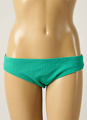 Chiloți de baie țesătură texturată chiloți verde SEAFOLLY femeie