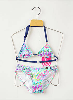 Costum de baie din două piese albastru PLAGE DU SUD fată