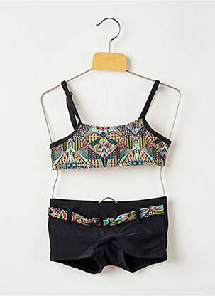 Costum de baie din două piese negru LAGON BLEU fată