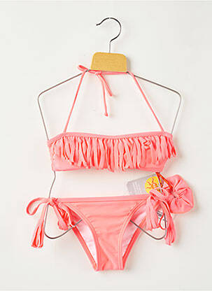 Costum de baie din două piese roz DAG ADOM fată