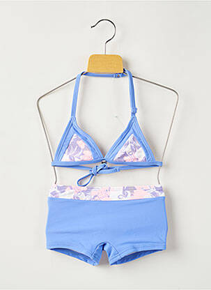 Costum de baie din două piese albastru LULUCASTAGNETTE fată
