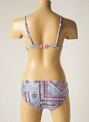 Costum de baie din două piese elasticitate roz SEAFOLLY fată
