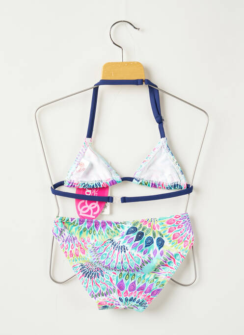 Costum de baie din două piese albastru PLAGE DU SUD fată