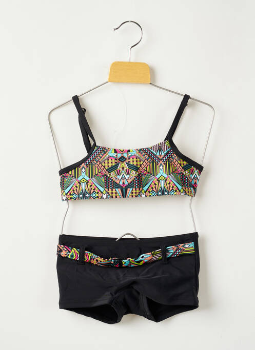 Costum de baie din două piese negru LAGON BLEU fată