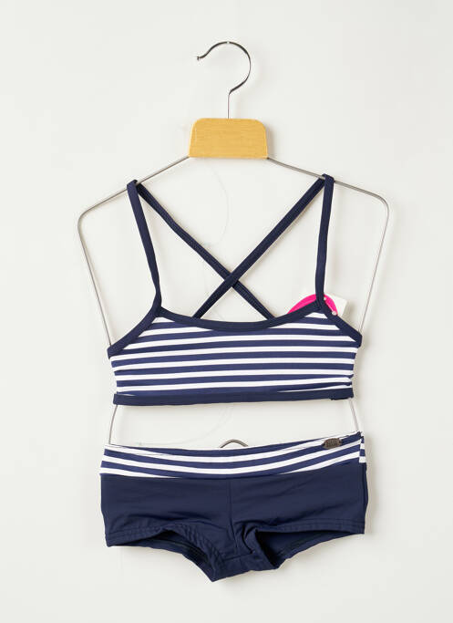 Costum de baie din două piese albastru PLAGE DU SUD fată