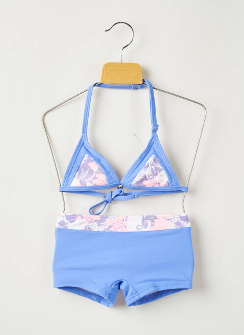 Costum de baie din două piese albastru LULUCASTAGNETTE fată