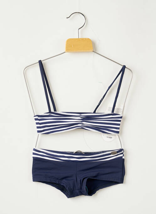 Costum de baie din două piese albastru PLAGE DU SUD fată