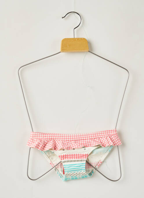 Chiloți de baie roz BORABORA fată