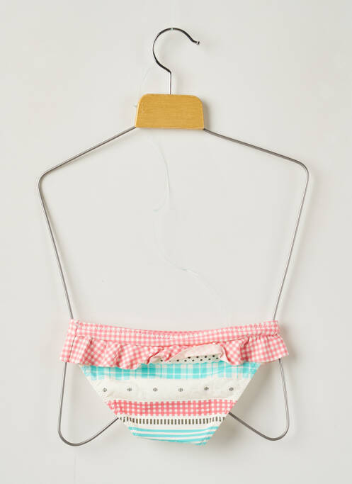 Chiloți de baie roz BORABORA fată