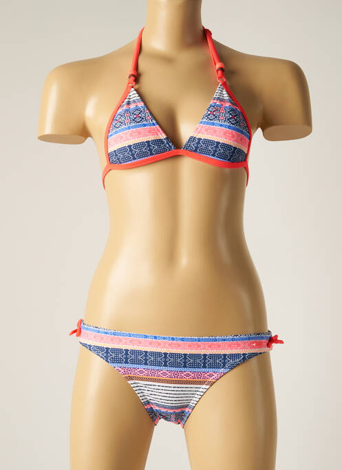 Costum de baie din două piese albastru PROTEST fată