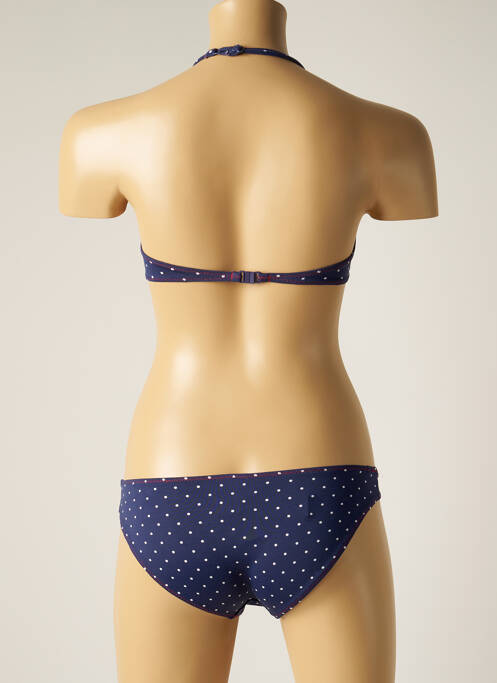 Costum de baie din două piese albastru BORABORA fată