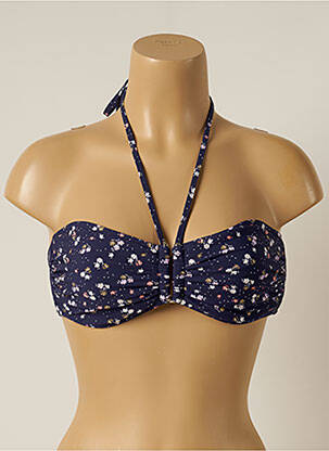 Sutien de costum de baie elasticitate top bentiță albastru SEAFOLLY femeie