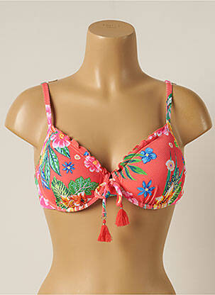 Sutien de costum de baie elasticitate top sutien modelat roșu YSABEL MORA femeie