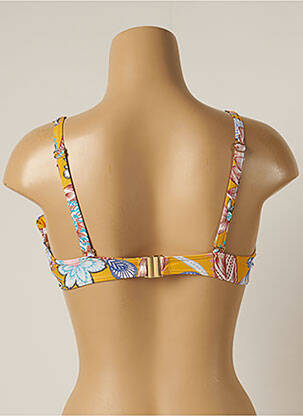 Sutien de costum de baie elasticitate top sutien modelat portocaliu MOONTIDE femeie