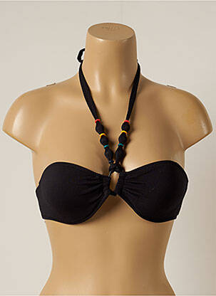 Sutien de costum de baie elasticitate top sutien push-up negru YSABEL MORA femeie