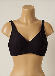 Sutien de costum de baie elasticitate sutien cupe întregi cu decolteu înalt negru SEAFOLLY femeie