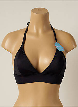 Sutien de costum de baie elasticitate sutien cu susținere înaltă și burete detașabil negru OLYMPIA femeie