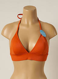 Sutien de costum de baie elasticitate sutien cu susținere înaltă și burete detașabil portocaliu OLYMPIA femme
