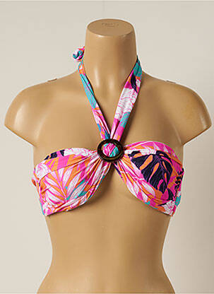 Sutien de costum de baie elasticitate top sutien modelat roz SEAFOLLY femeie