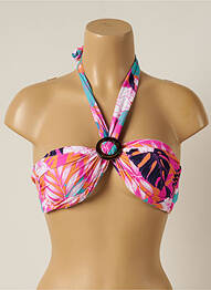 Sutien de costum de baie elasticitate top sutien modelat roz SEAFOLLY femeie