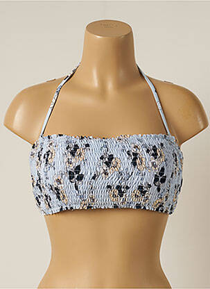 Sutien de costum de baie elasticitate top bentiță albastru SEAFOLLY femeie