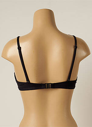 Sutien de costum de baie elasticitate sutien cupe întregi cu decolteu înalt negru CHERRY BEACH femeie