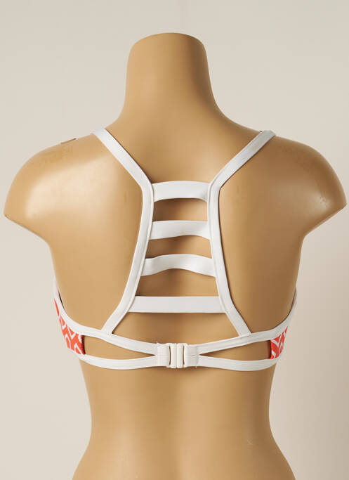 Sutien de costum de baie elasticitate sutien cu susținere înaltă și burete detașabil portocaliu SEAFOLLY femme