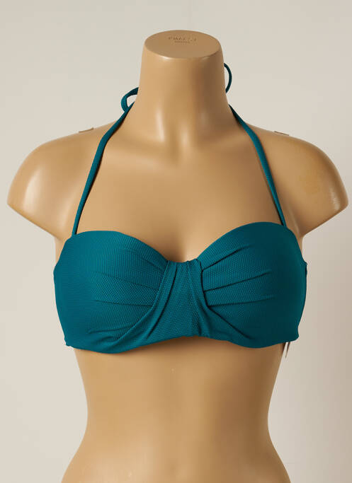 Sutien de costum de baie elasticitate top bentiță albastru YSABEL MORA femme