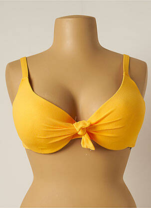 Sutien de costum de baie elasticitate top sutien modelat galben YSABEL MORA femeie