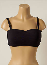 Sutien de costum de baie elasticitate top bentiță negru SEAFOLLY femeie