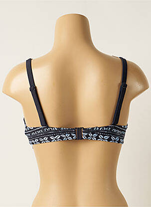 Sutien de costum de baie elasticitate top sutien modelat albastru OLYMPIA femeie