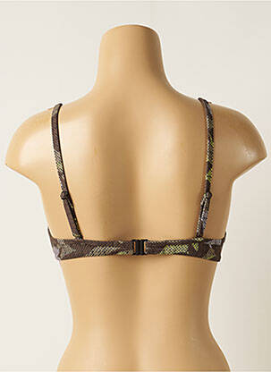 Sutien de costum de baie elasticitate top sutien push-up verde OLYMPIA femeie