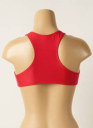 Sutien de costum de baie elasticitate top sutien tip racerback roșu RIO DE SOL femeie