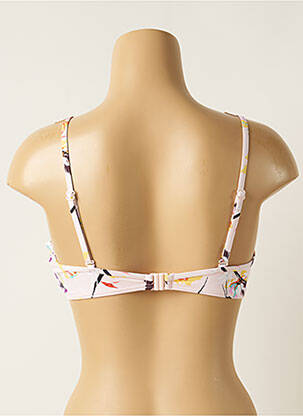 Sutien de costum de baie elasticitate top sutien modelat roz PIHA femeie