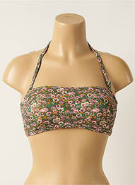 Sutien de costum de baie elasticitate top bentiță verde PIHA femme