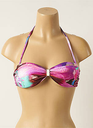 Sutien de costum de baie elasticitate top bentiță violet RIO DE SOL femeie