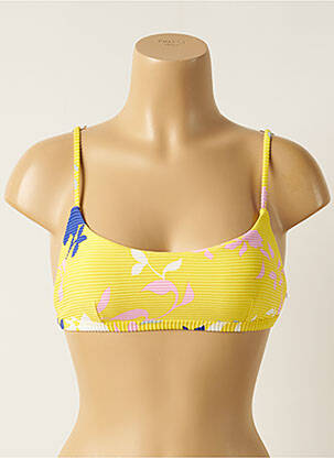 Sutien de costum de baie elasticitate top bentiță galben SEAFOLLY femeie
